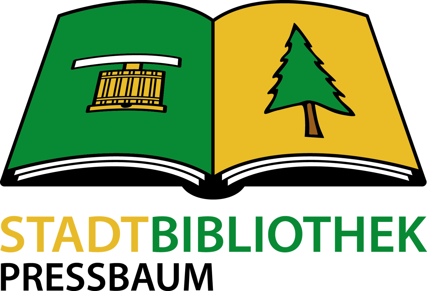 Logo der Stadtbibliothek Pressbaum