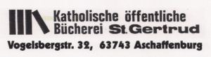 Logo der Bücherei St. Gertrud