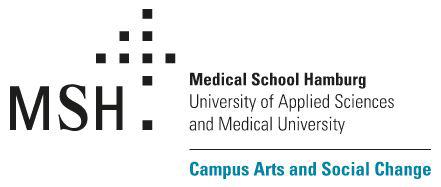 Logo der MSH Medical School Hamburg l Campus Arts and Social Change